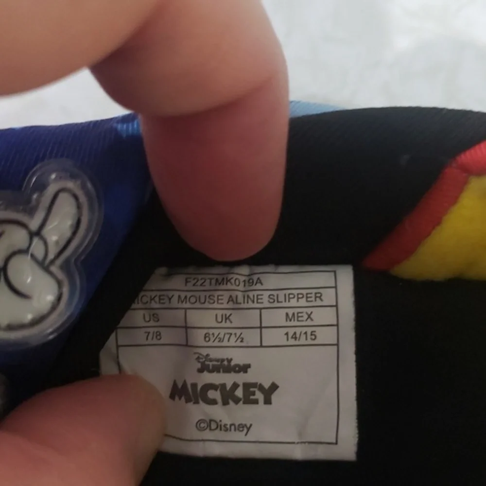 Mickey Mouse‎ Aline Slipper size 7/8